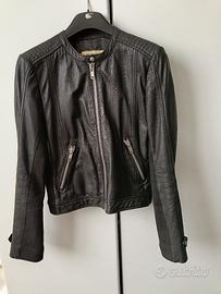 Giacca casual MANGO In Pelle Nera - Taglia S