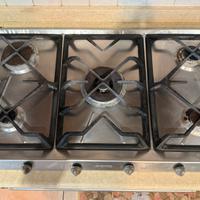 Piano cottura SMEG 5 fuochi in acciaio inox