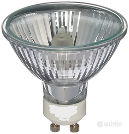 Lotto di 5 faretti alogeni GU10 da 50 watt
