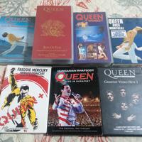 Queen e Freddie Mercury DVD VHS rarità