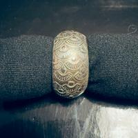 Anello fascia lavorata argento 925