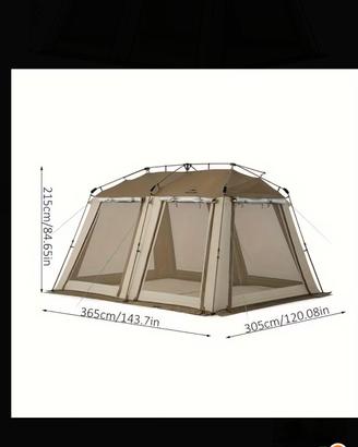 Naturehike Village 13 tenda gazebo baldacchino 