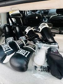 Set boxe/kick Leone 1947 come nuovi