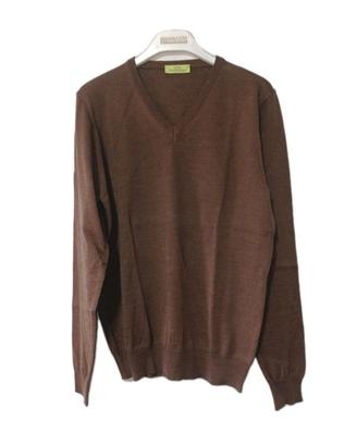 maglia uomo lana merinos Guarracino taglia 50 slim
