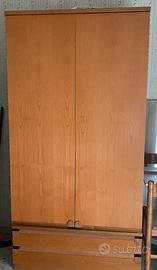 Armadio x camera da letto in legno