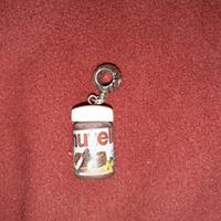 set 2 Ciondoli Argento Nutella e Pan di Stelle