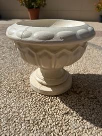 Vaso in cemento fatto a mano