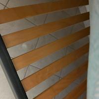 Materasso ortopedico e rete in doghe