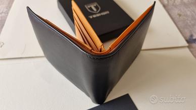Portafoglio Uomo Vera Pelle Blocco RFID