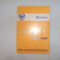 USO E MANUTENZIONE AUTOBIANCHI A112 E ABARTH.