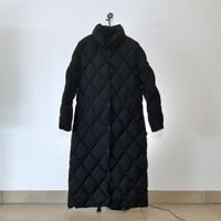 Piumino Moncler lungo nero donna taglia 44