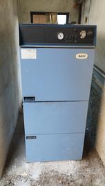 Caldaia a legna funzionante 