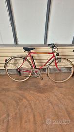 Bicicletta uomo vintage Leri rossa 