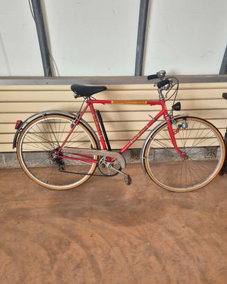 Bicicletta uomo vintage Leri rossa 