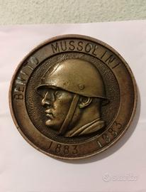 medaglia Benito Mussolini centenario della nascita