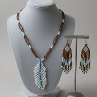 Collana Orecchini Vintage anni 90 Nativi d'America