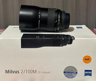 Obiettivo Zeiss Milvus 100  F2 macro *T ZF.2 Nikon