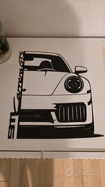 Mural art Porsche 911 GTS