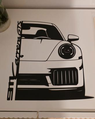 Mural art Porsche 911 GTS