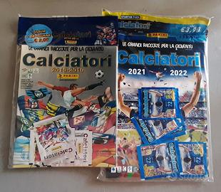 calciatori 2015-16 e 2021 - 22  vuoti + bustine