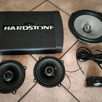 Kit Amplificatore + subwoofer + casse auto