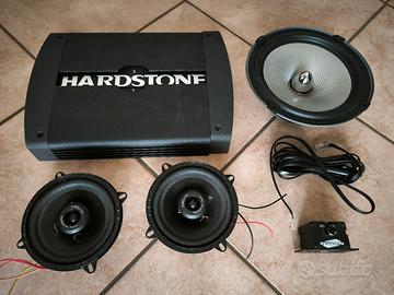 Kit Amplificatore + subwoofer + casse auto