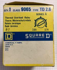 SQUARE D RELE' TERMICO, Class 9065, Type TD 2.6 SE