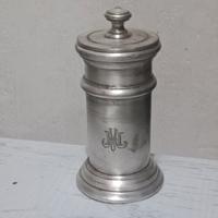macinino antico Peugeot laccato argento 