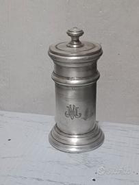 macinino antico Peugeot laccato argento 