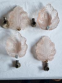 Applique Jewell in vetro di Murano Barovier & Toso