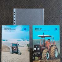 New Holland/FIATAGRI-N° 2 brochures in inglese. 