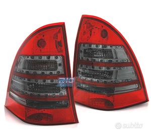 FANALI MERCEDES CLASSE C W203 00-07 LED ROSSO BIAN