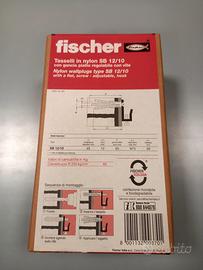 Tasselli in nylon con gancio piatto regolabile 