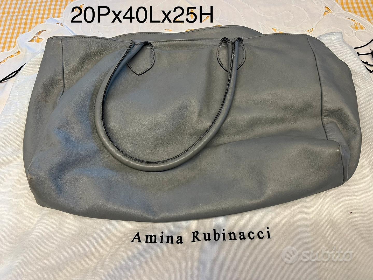 Borsa in pelle Amina Rubinacci Abbigliamento e Accessori In