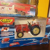 Trattore RC con carretto Porche Nuovo