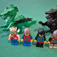 Lotto Lego Castle Minifigure Draghi Vintage