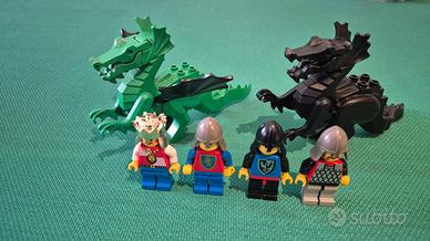Lotto Lego Castle Minifigure Draghi Vintage
