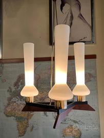 Lampada a sospensione anni'50 Stilnovo 
