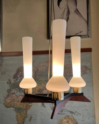 Lampada a sospensione anni'50 Stilnovo 