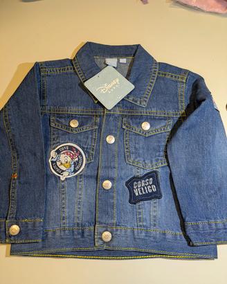 giacche jeans a tema disney nuovi per bambini