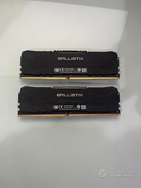 Crucial Ballistix 16GB (2x8GB) DDR4 3600MHz CL16