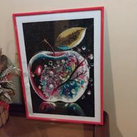 Quadro tecnica diamanti