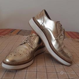 Sneakers donna British Passport dorate tg. 38