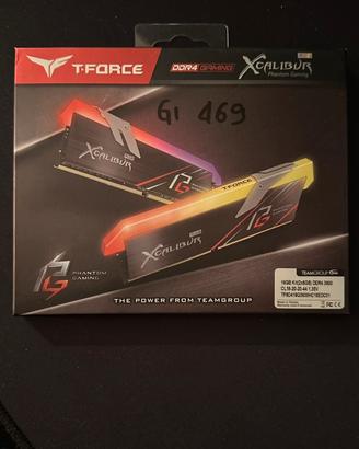 DDR4 - 3600 T.FORCE Xcalibur Phantom Gaming