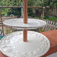 alzatina tiffany boutique in ceramica 