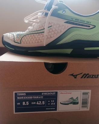 Scarpe Mizuno n. 42,5 suola terra rossa