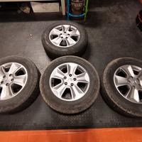 4 Ruote gommate in lega Dacia Duster 