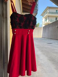 Vestito da sera rosso