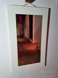 specchio di legno