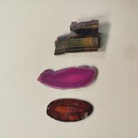 2 minerali di Agata 1 occhio di Tigre 